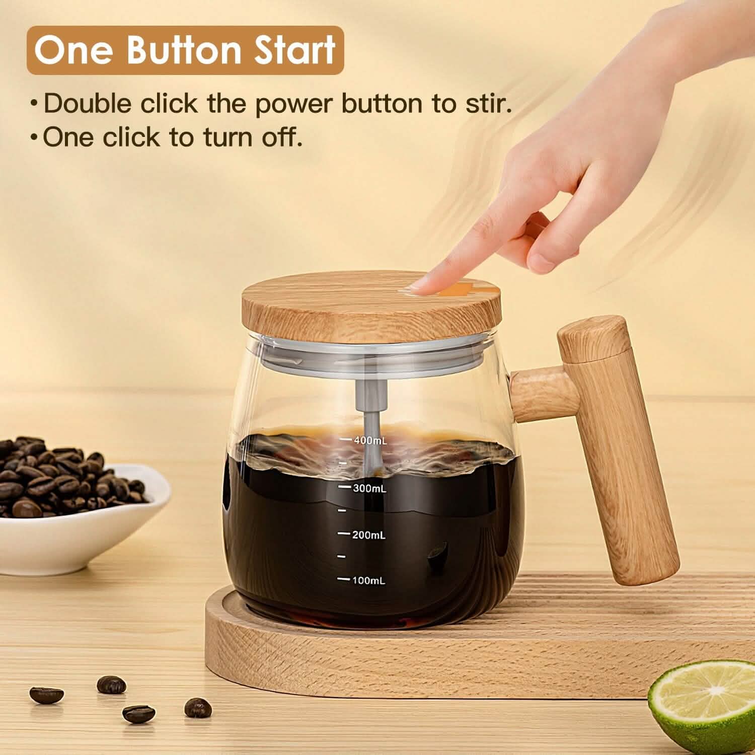 Electric Mixing Mug Cup