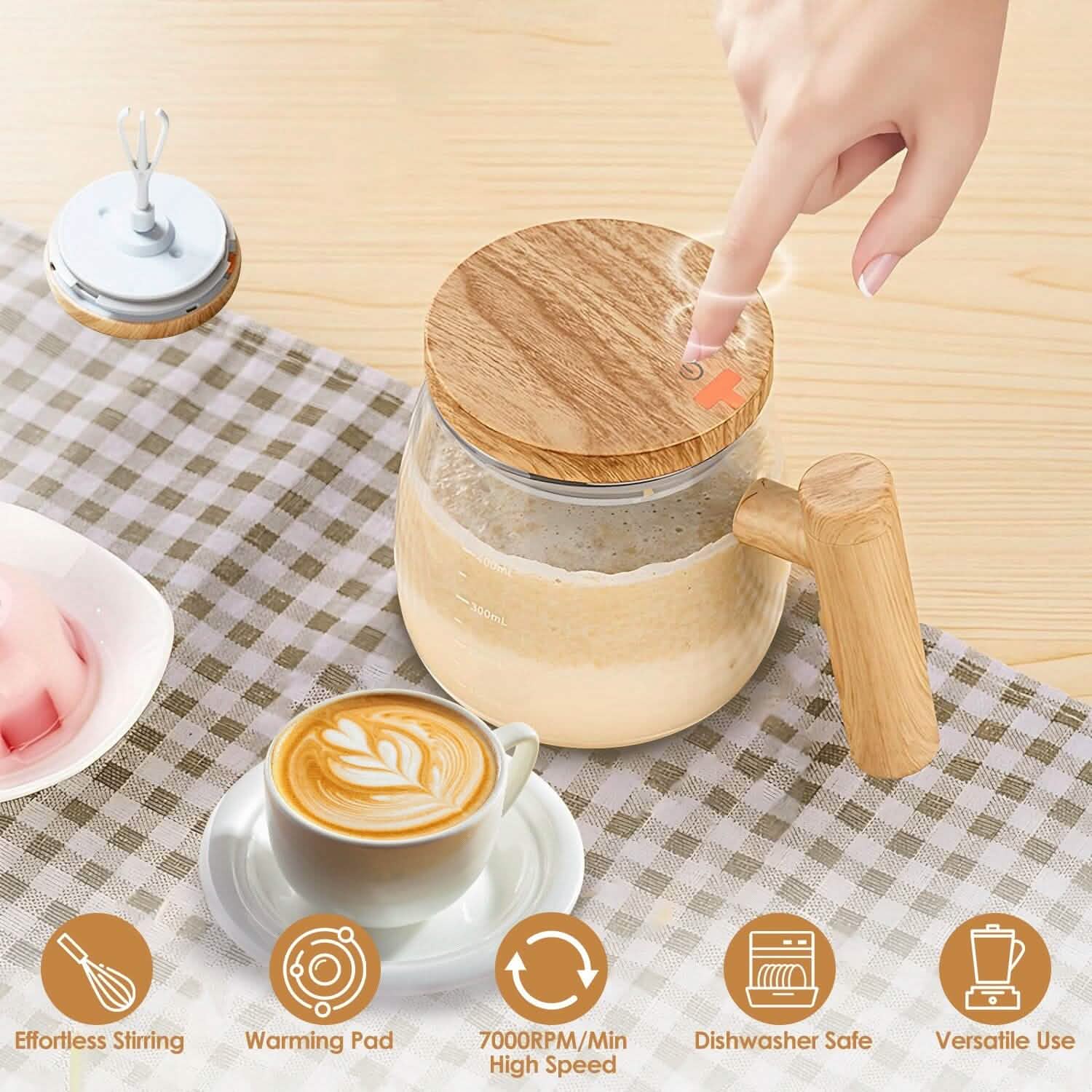 Electric Mixing Mug Cup