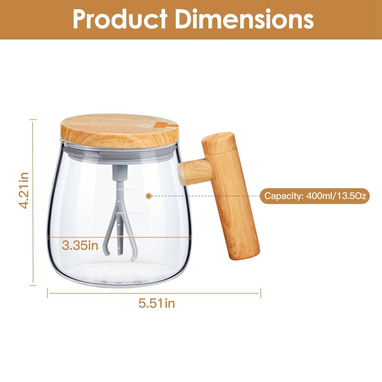 Electric Mixing Mug Cup